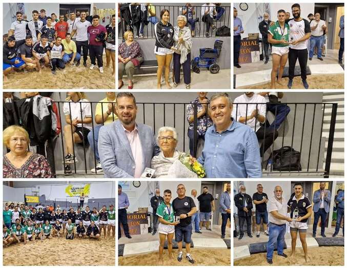 Collage de fotos del evento deportivo/Castro Morales.